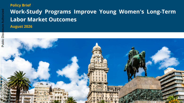 Title of the policy brief  and photo of Montevideo