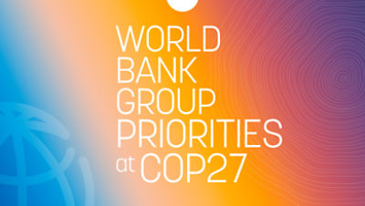 World Bank Group At COP27