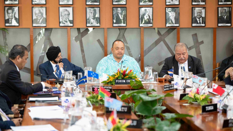 World Bank President meeting with the PIFS