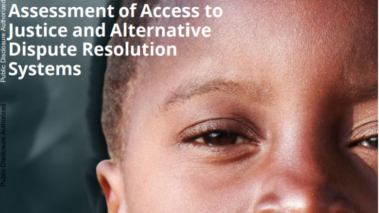 Zambia Justice assessment publication cover