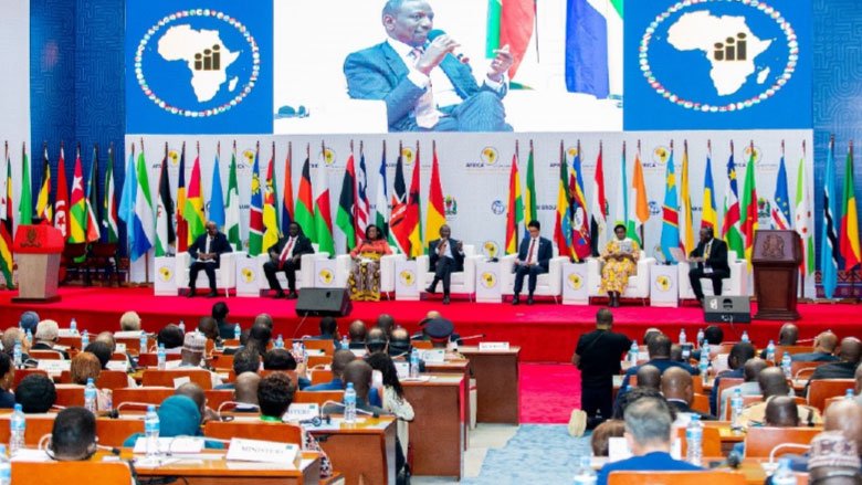 William Ruto, President of Kenya, speaking during the Heads of State panel discussion. Photo: World Bank