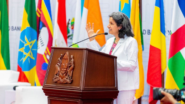 Mamta Murthi, World Bank Vice President for Human Development, addressing attendees of the Summit. Photo: World Bank 