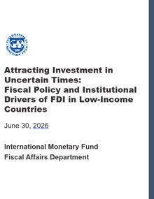Attracting investment fiscal policy document