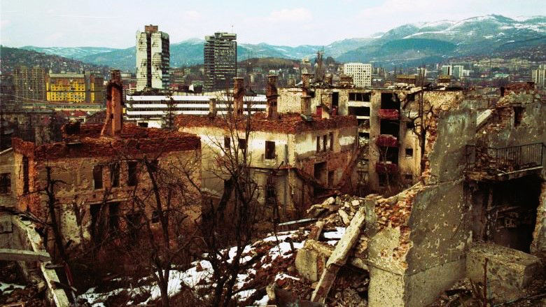 Sarajevo war time image