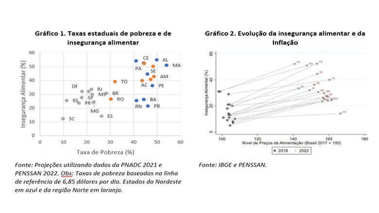 Inflação de alimentos e insegurança alimentar no Brasil