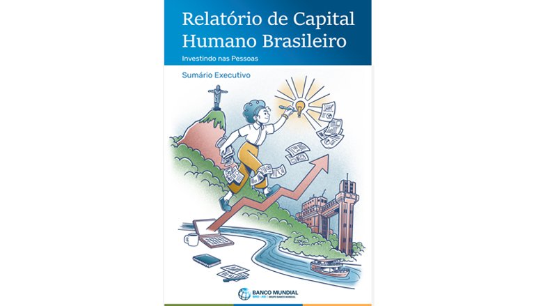 Capa do Relatório de Capital Humano Brasileiro - Investindo nas Pessoas