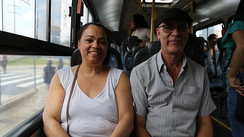 Rosa Viana e Riberto Bozzo, usuários da linha 4 do metrô de São Paulo 