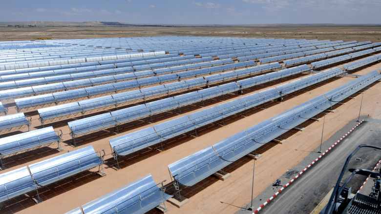 Ain Beni Mathar Integrated Combined Cycle Thermo-Solar Power Plant.