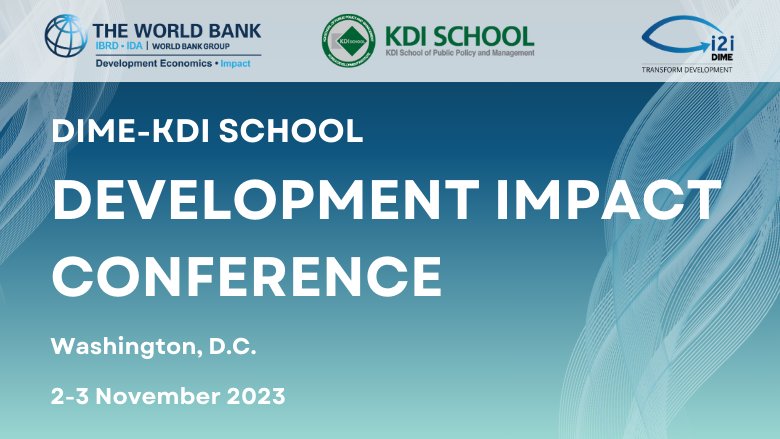 DIME-KDI 4th Development Impact Conference