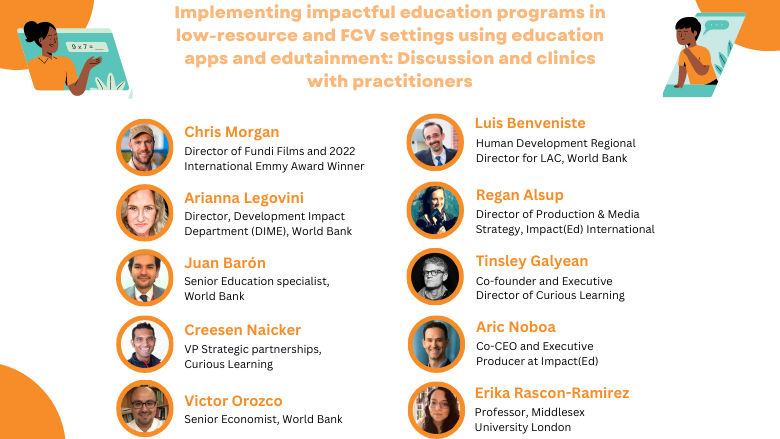 Speaker list for edutainment