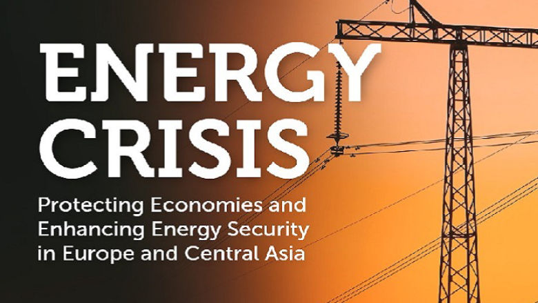 piece of report cover with title Energy Crisis