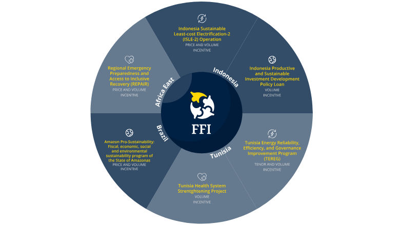 A snapshot of projects approved under the World Bank’s FFI as of October 2025.