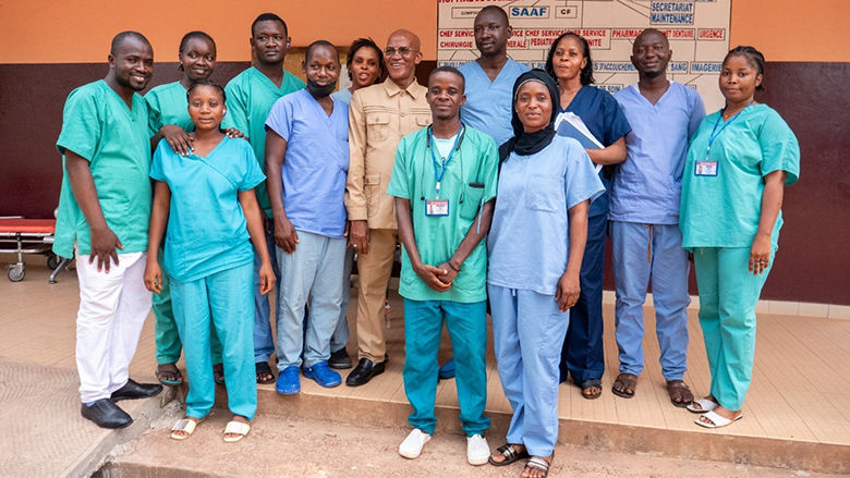 Free medical care protects vulnerable families in Guinea