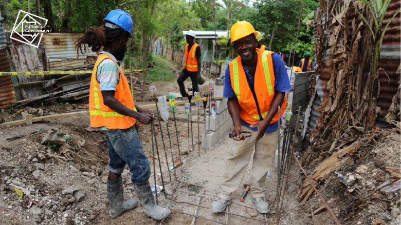 Construction workers in Jamaica