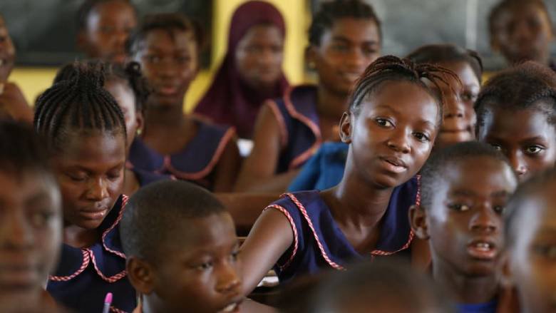 School girls in Ghana.