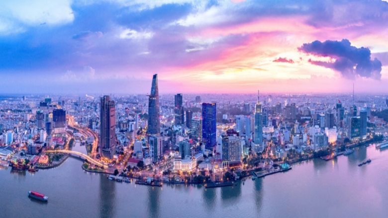 Skyline of Ho Chi Minh City, Vietnam