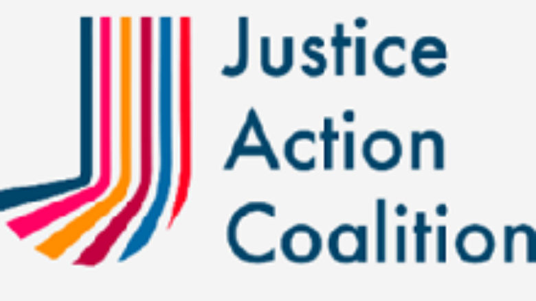 Justice Action Coalition logo and text
