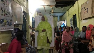 バングラデッシュのプロジェクト視察