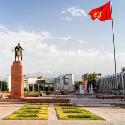 Ala Too Square in Bishkek city