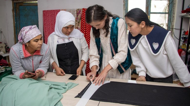 Sewing school in the Kyrgyz Republic