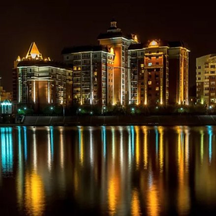 Astana at night