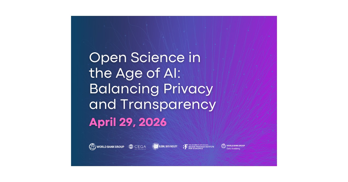 Measuring Development 2026: Open Science in the Age of AI (In Person)
