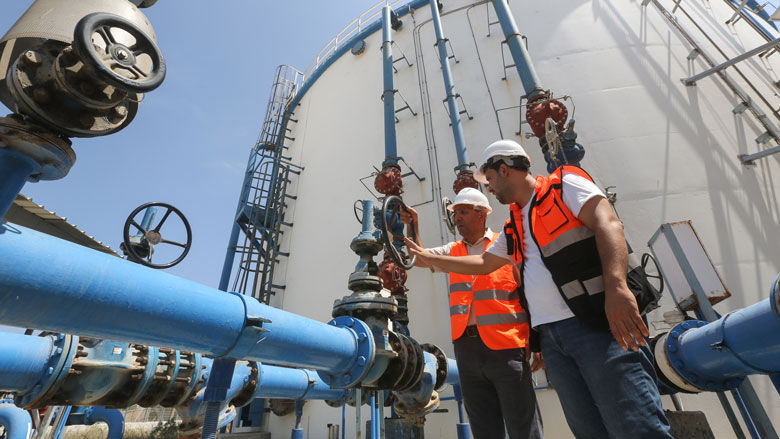 Al Baraka Reservoir, Dier-Al-Balah City, Central Gaza strip. 