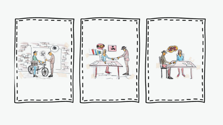 North Macedonia Roma cartoon