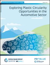 report cover for Exploring Plastic Circularity Opportunities in the Automotive Sector