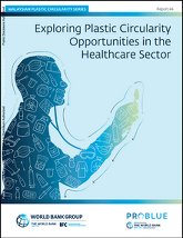 report cover for Exploring Plastic Circularity Opportunities in the Healthcare Sector