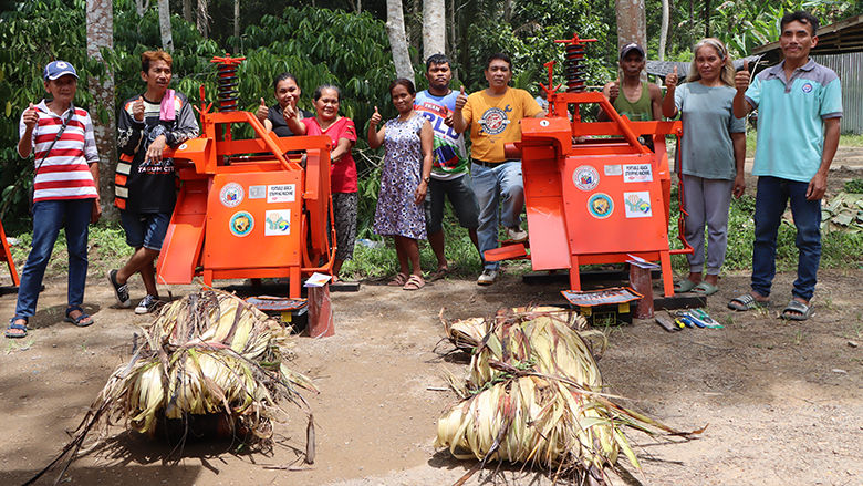 Davao, Philippines--BAICFA Abaca Stripping Machines