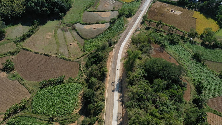 Farm-to-market road funded by the Philippine Rural Development Project.jpg