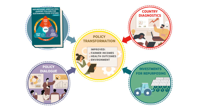 Agriculture public policy diagram