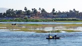 canoes on a river