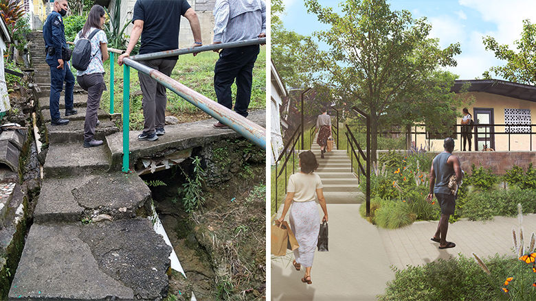 Samaria Hills stairs Panama