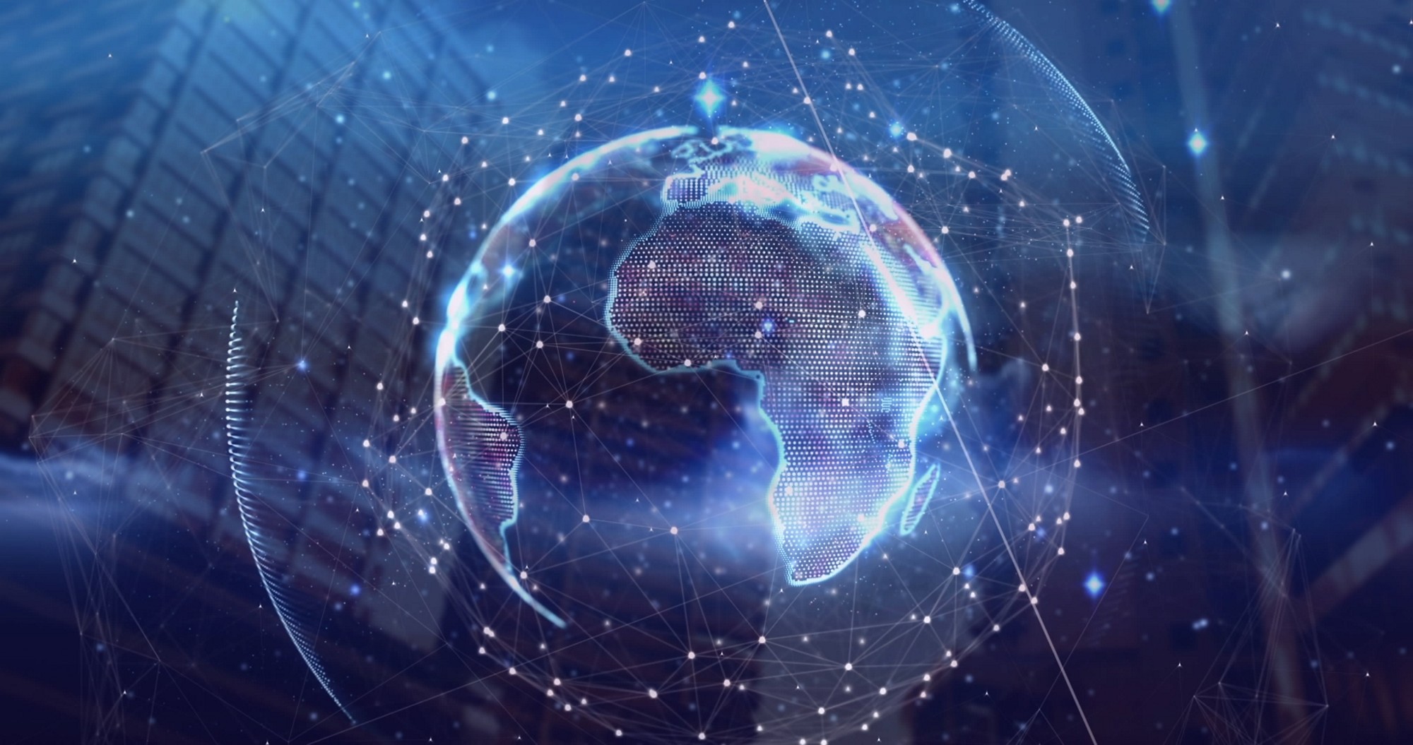 Image of data processing over globe. Global connections, business, finance, computing and data processing concept digitally generated image.