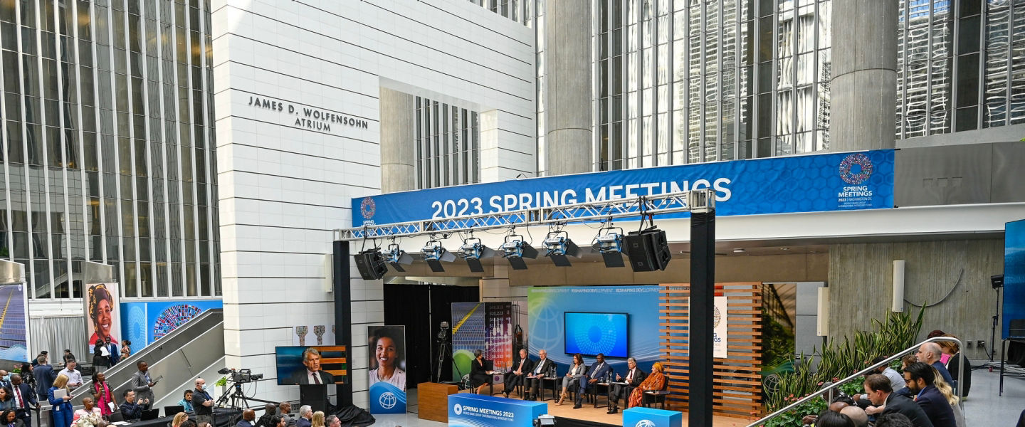 World Bank Group Annual Meetings event in HQ in April 2023