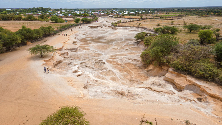 dry land in Somalia