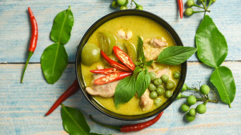 Thai green curry