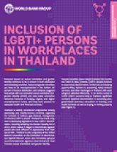 Inclusion of LGBTI Persons in Workplaces in Thailand