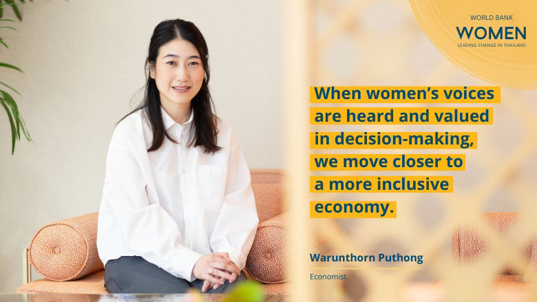 Warunthorn Puthong, World Bank Economist for Thailand