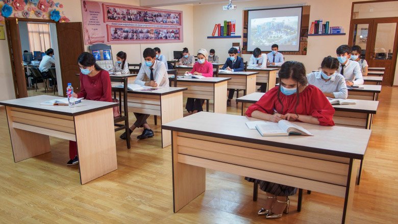 University students, Tajikistan