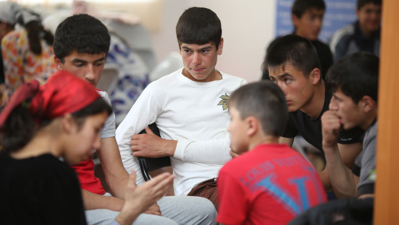 University students in a classroom