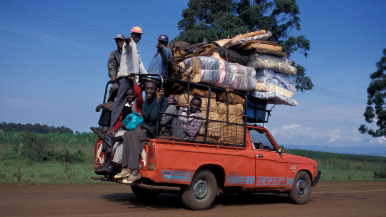 Traveling by truck. Kenya. Photo: Curt Carnemark / World Bank