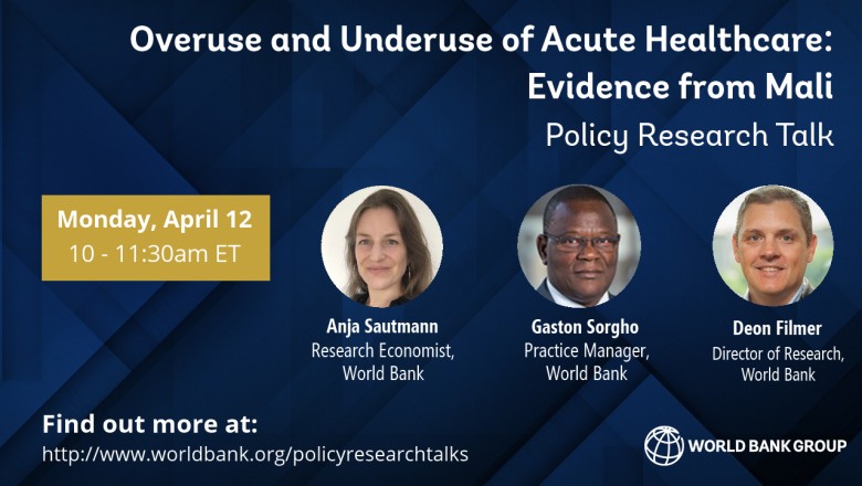Overuse and Underuse of Acute Healthcare: Evidence from Mali