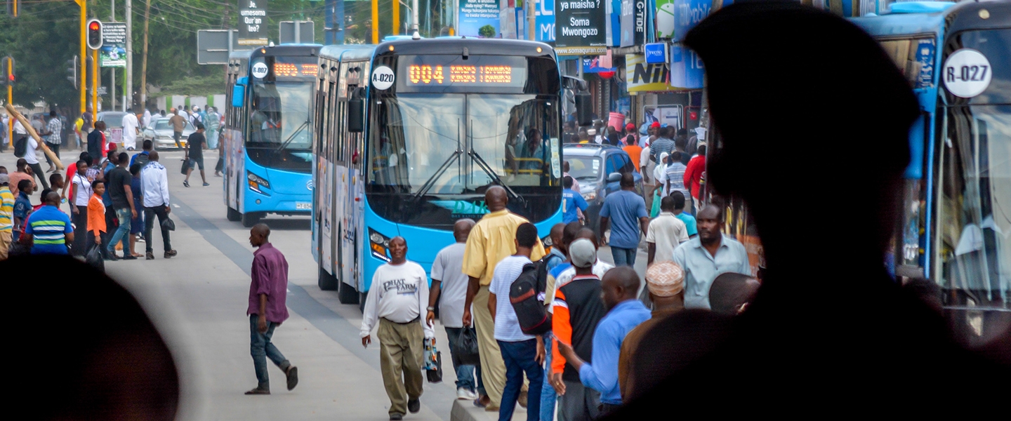 Bus Rapid Transit in Dar es Salaam, Tanzania.