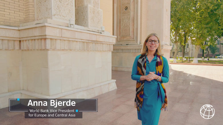 Anna Bjerde in Uzbekistan