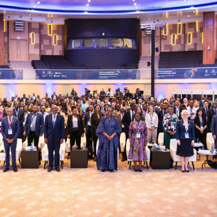 Group photo taken during FLEX 2024, Kigali (Rwanda), November 2024. Photo credit: ADEA. 