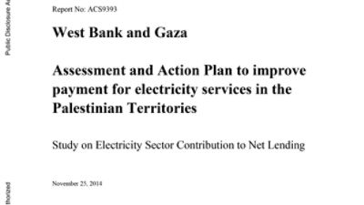 Assessment and Action Plan to improve payment for electricity 