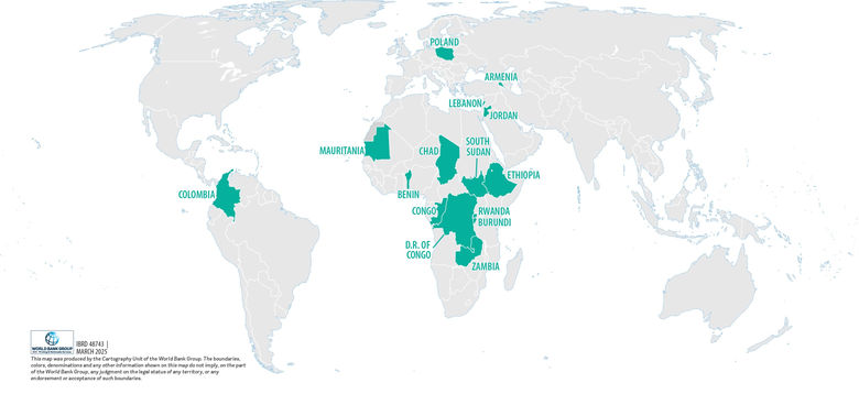 INSPIRE grantee countries